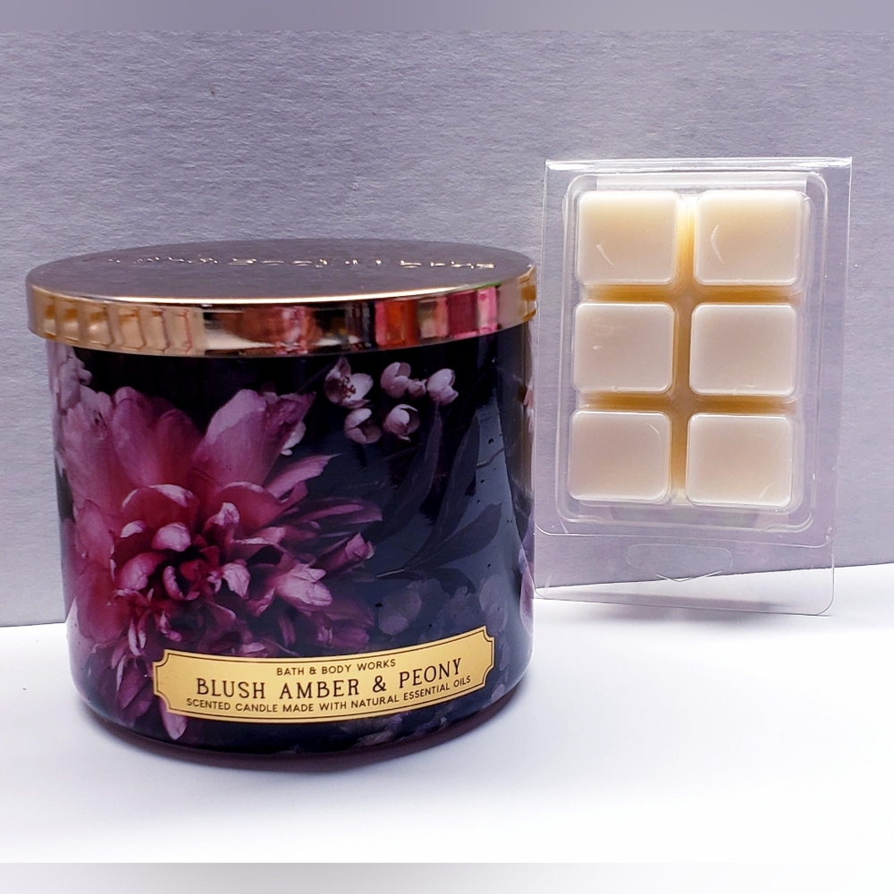 BLUSH AMBER & PEONY -Bath & Body Works Candle Wax Melts- $8 per pack - Picture 7 of 8